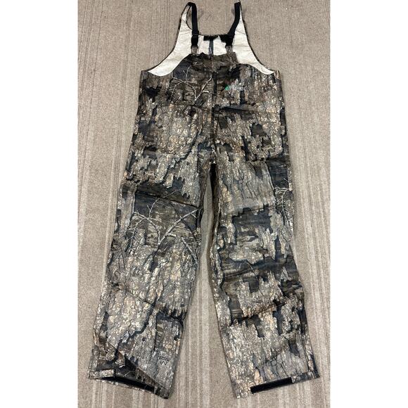 Frogg Toggs Mens Rain Camo Overalls Bib Medium / Large - Picture 1 of 7